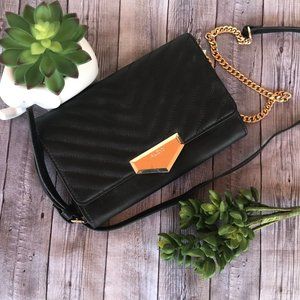 NEW Black ALDO Clutch with Chain Handle